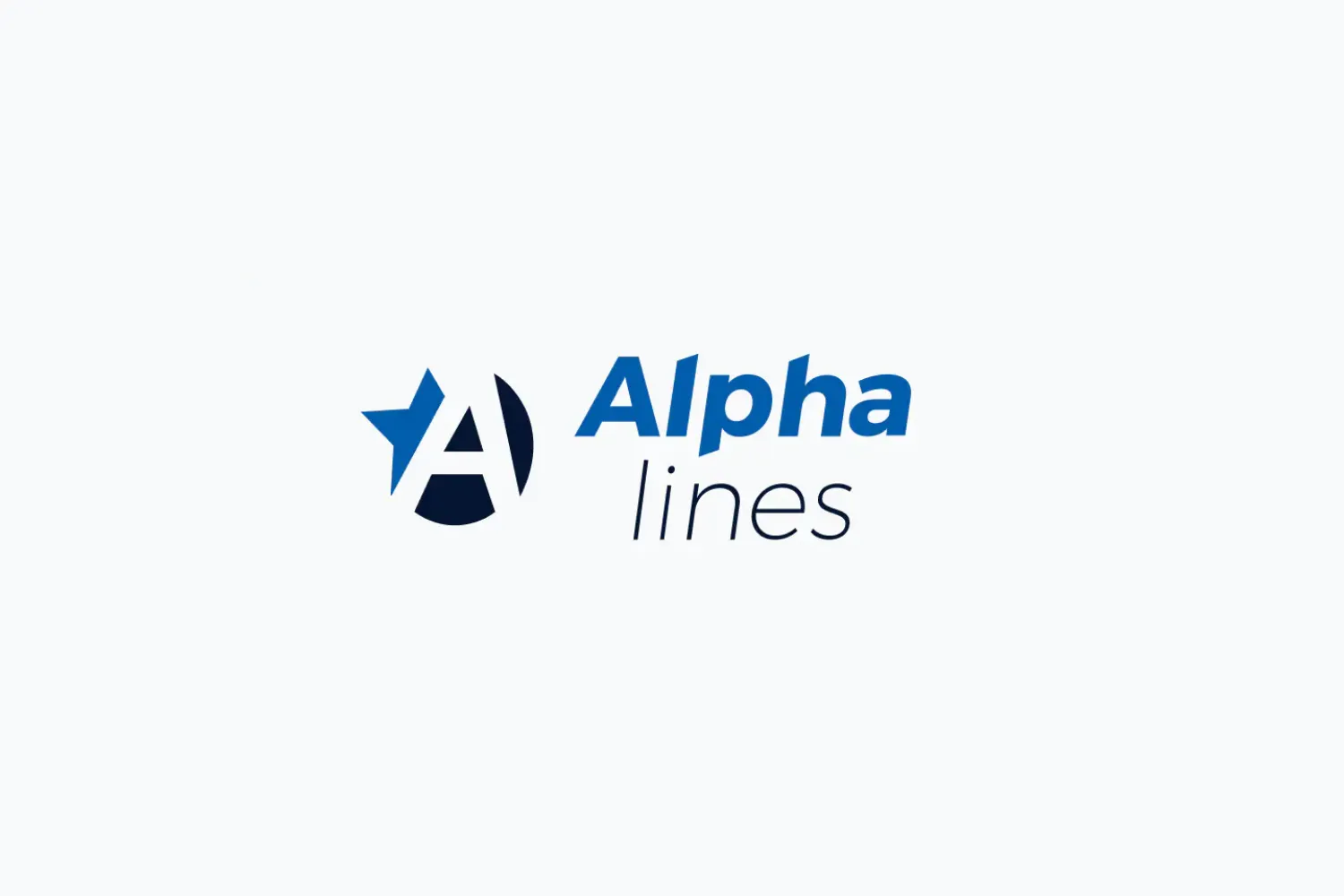 Alpha Lines λογότυπο